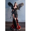 Ebros Gift Gothic Raven Crow Trainer Angel Fairy In Black