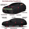 QUYDDC 16-Layer 600D Heavy Duty Universal Full Car Cover for