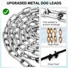 Heavy Duty Dog Chain for Yard-30FT Metal Chain Leash Chew