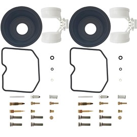 2-Pack Carburetor Carb Rebuild Repair Kits Float Replacement for Triumph Bonneville 800 T100 2001 2002 2003 2004 2005 2006 2007 2008
