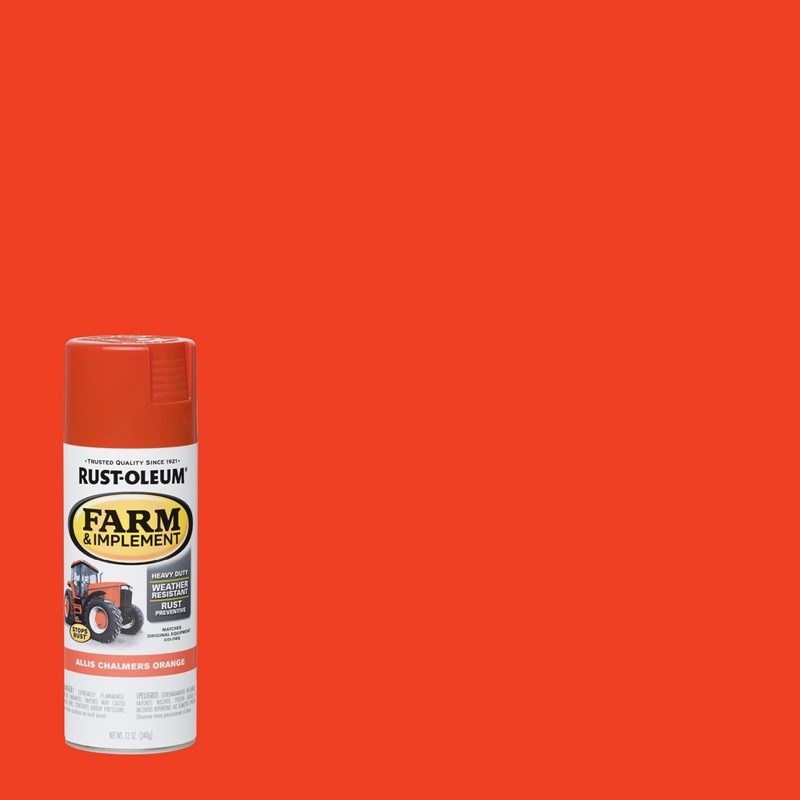 Rust-Oleum 280135-6PK Farm & Implement Spray Paint, 12 oz, Allis