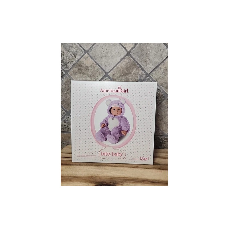 American Girl Bitty Baby Playful Pink Bunny & Loveable Lavender