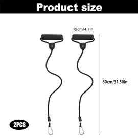 SIXHAOBU 2 x Stepper Tension Rope Exercise Bands Resistance Bands Vibration Plate Expander Bands Stepper Resistance Bands Fitness Pull Rope for Weightlifting, Strength Training, Muscle Building