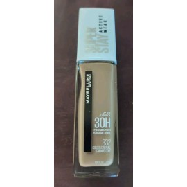 MAYBELLINE  stay Up To 30 HR Foundation Full Coverage 332 Golden Carmel 10 Oz