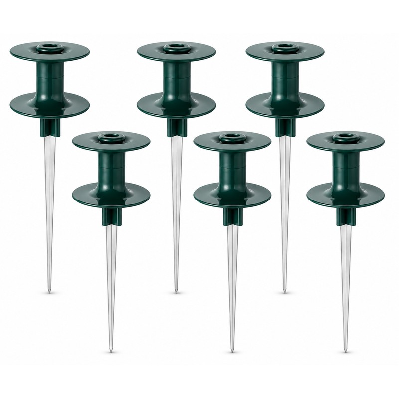 Garden Hose Guide Spikes for Yard Use – 2-Piece ABS
