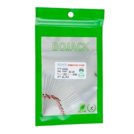 BOJACK 1N34A Germanium Diode 50 mA 65V Axial 1N34A 50 millimap 65 Volt Electronic Diodes(Pack of 25 Pieces)
