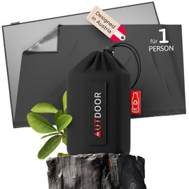 AUTDOOR® Mini Picnic Blanket for 1 Person - Sustainable Made of Recycled Nylon - Beach Blanket + Carabiner. Small and Compact for Camping, Picnic & Hiking