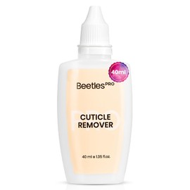 Beetles Pro Cuticle Remover - 40ml Each, Fast Drying Cuticle Remover Softener Liquid Gently Removes Dead Skin & Overgrown Cuticles for Nail Technicians, Professional Salon Manicure