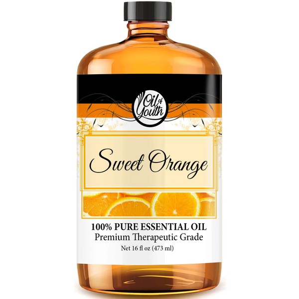 Oil of Youth - Orange Essential Oil (16oz Bulk) Pure