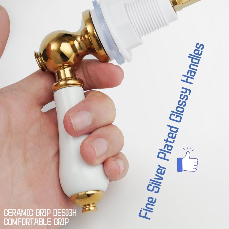 Toilet Flush Handle Eeplacement Kit Zinc Alloy Metal Toilet Handle