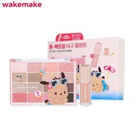 WAKEMAKE Soft Blurring Eye Palette 14g [TANNING POCHACO -SUMMER LIMITED EDITION], Color:25 Healthy Blurring Set (Pochaco)