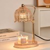 XININSUN Candle Warmer Lamp with Timer, Dimmable, Height Adjustable, Amber,
