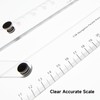 CYA Navigation Parallel Ruler Marine Parallel Ruler with Clear Scales,