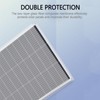Flexible Solar Panel 50W 12V Monocrystalline Module Fiberglass Lightweight Charge