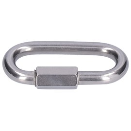 10Pieces Stainless Steel Screw Connector Quick Link Connector Chain Clasp Thread Carabiner(M4), Fastener