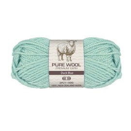 Yatsal 3-Ply Pure Wool 50 g, Duck Blue