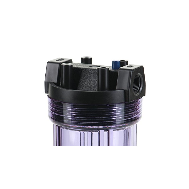 Hydronix HF5-10CLBK34PR Water Filter Housing 10" RO, Whole House, Hydroponics