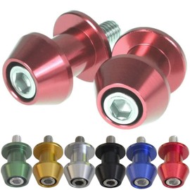 NYSh Honda Suzuki Car Rear Stand Hook M8 0.3 inch (8 mm) Bolt Left and Right Set of 2 M8 (Red)