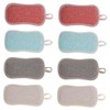 Beavorty 2sets Convenient Wok Sponge Reusable Dish Sponge Kitchen Scrub