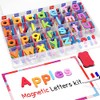 Gamenote - Juego de letras magnéticas del alfabeto, 238 piezas