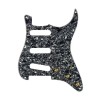 920D Custom 7 Way w/ Toggle Pre-Wired SSS Strat Upgrade Pickguard - Black Pearl