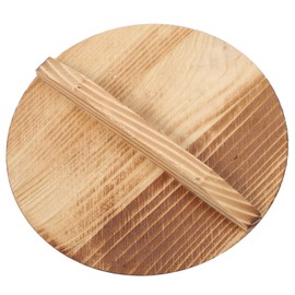 HOLIDYOYO Wok Lid for 5-inch Woks, Small Pan Pot Japanese Pot Cover Chinese Cover Skillet with Handle Wood Tamagoyaki Pan Spill Stopper for Kitchen
