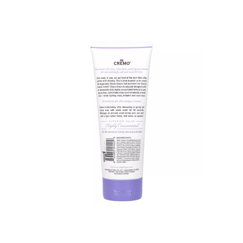Shave Cream, French Lavender, 6 fl oz (177 ml)