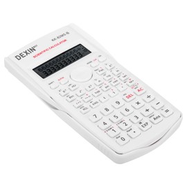 PATIKIL Scientific Calculator, 2-Line Standard Engineering Calculator 12 Digit LCD Display Math Calculator for Office Business Study, White