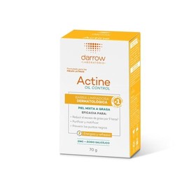 Darrow Actine Oil Control, Barra con ácido salicílico, 70 gr.