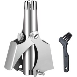 鼻毛カッター メンズ レディース 男女兼用 エチケットカッター 手動 回転式 電池 充電不要 永久性 鼻毛カッター 水洗い可能 安全 鼻孔を傷つけない 持ち運び便利