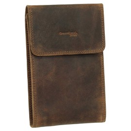 Greenland Nature Gift Set Neck Pouch Belt Bag Shoulder Bag Wrist Bag Travel Organiser Leather 12.5 cm, Montana, Formal