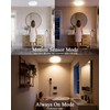 TOOWELL Rechargeable Motion Sensor Ceiling Light: Closet Lights Motion Sensored,