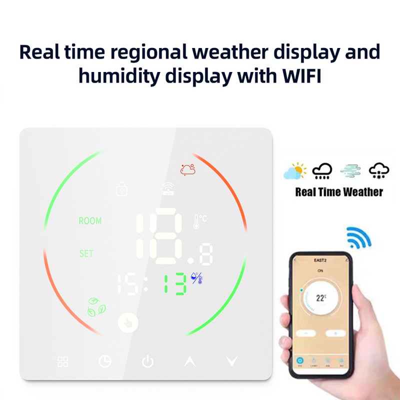 Smart Tuya WiFi Thermostat for Home 3A Water Heating Weekly