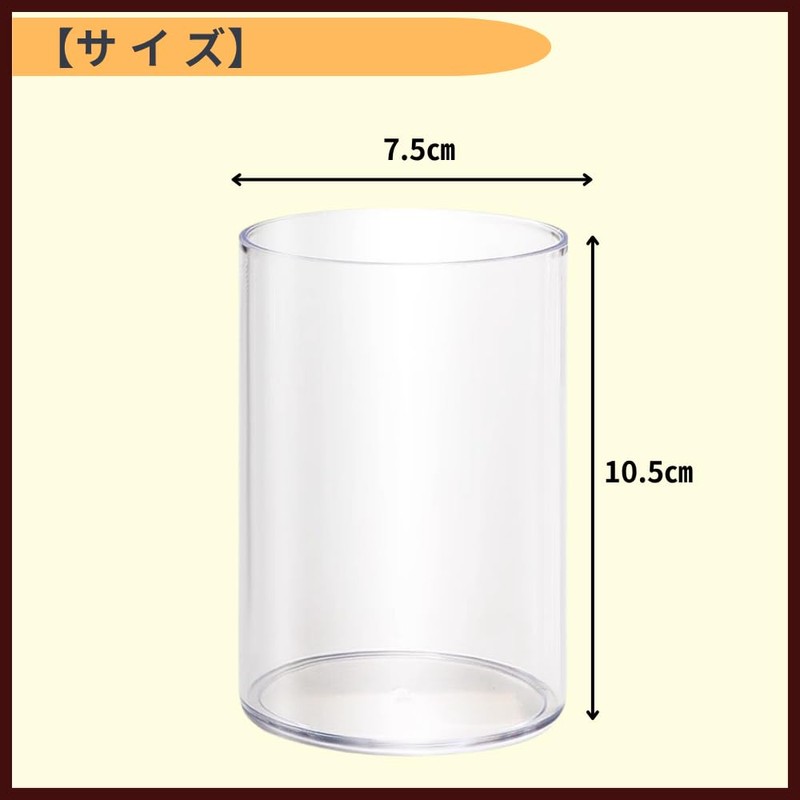 ideamall Acrylic Pen Holder, Simple Pen Stand, Small Items, Set