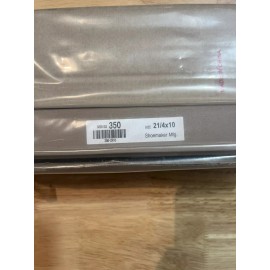 Shoemaker 2 Pack Shoemaker 350 2-1/4" x 10" Brown Deluxe Floor Register - 350-21/4X10