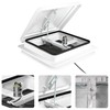 Livpow RV Roof Vent With 12V Fan Reversible 14" x