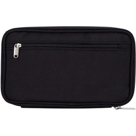 Aramox Cartera para Pasaporte Porta Pasaporte de Tela Oxford con Bolsillos con Cremallera y Correa para la Mano Documento de Viaje a Prueba de Lluvia para Viajes Familiares Tarjetas de Embarque en