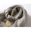 Jeelow Silk Wool Scarf Shawl Wrap Lightweight Sheer for Women
