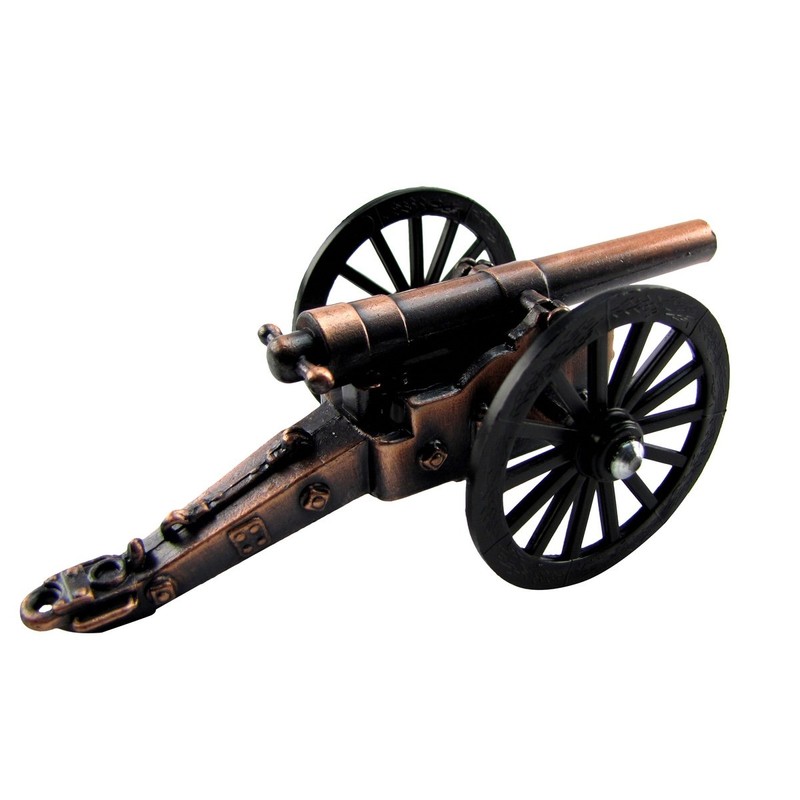 Treasure Gurus Miniature Diecast Civil War Cannon Pencil Sharpener