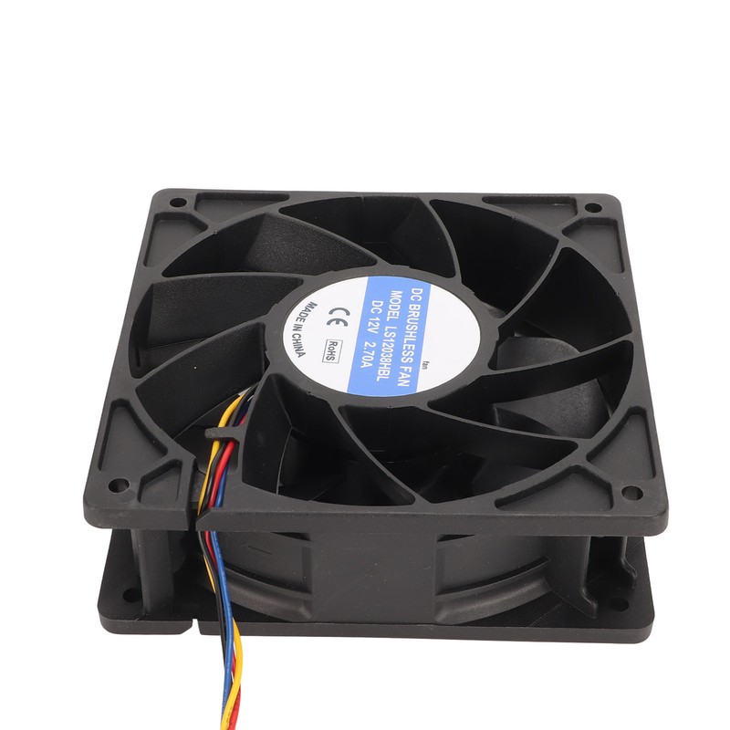 12cm Cooling Fan 120x38mm 6000rpm 12V 2.7A 4pin FG DC