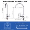 iVIGA Single Hole Cold Water Faucet: Deck Mount Kitchen Cold