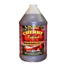 Quality Chemical Double Cherry Refresh - Concentrated yet economical deodorant for the removal of unpleasant odors / 1 gallon (128 oz.)