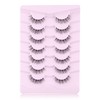Onlyall Wispy Lashes Natural Look Short Eyelashes Lite Volume False