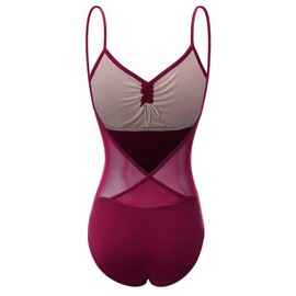 Daydance Camisole Burgundy Leotards for Women Ballet, Dance, Gymnastics, Aerial Yoga