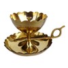 Rastogi Handicrafts Brass Aarti & Diya in One with Supported
