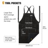 ARCCAPTAIN Leather Welding Work Apron 24" X 36" Heat Flame