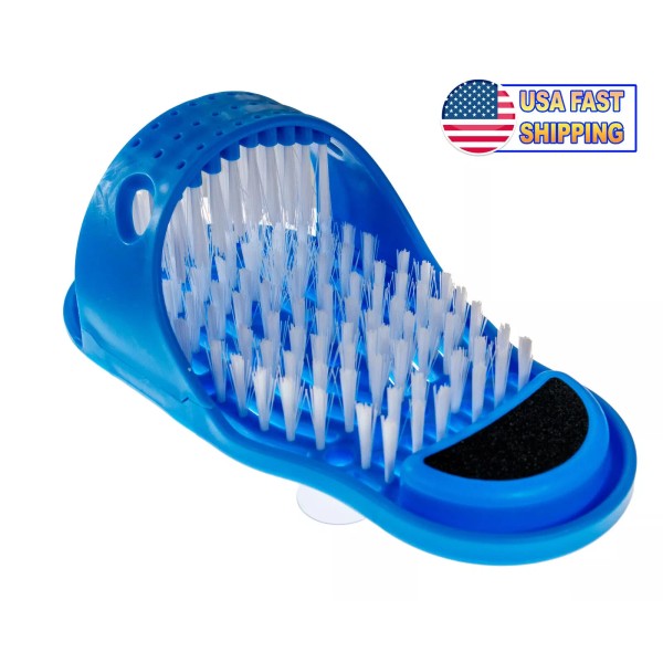 Unbranded Shower Foot Scrubber Cleaner Sandal Suction Cup Massager Scrubs
