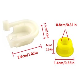 Transmission shifter Bushing Set Shift Cable Linkage Adjuster Connector End Cap Repair Kit for Ford Edge 2015-2018 Fusion 2013-2016 Escape 2013-2019 Transit Connect 2013-2021 C-Max 2013-2018