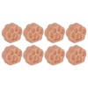 8pcs Essential Oil Car Diffuser Cat Paw Shape Simple Compact