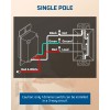 DEWENWILS Dimmer Switch for LED Lights, 600W Incandescent/H